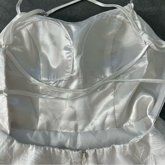 Sequin Hearts White Party Dress - Picture 6 of 12